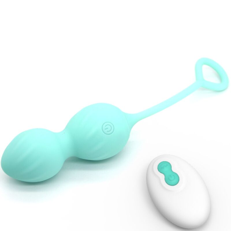 ARMONY - BLOSSOMS POIDS VAGINAUX VIBREUR TÉLÉCOMMANDE 10 VIBRATIONS VERT