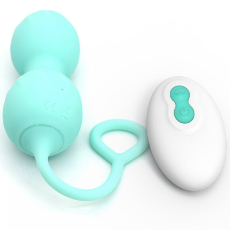 ARMONY - BLOSSOMS POIDS VAGINAUX VIBREUR TÉLÉCOMMANDE 10 VIBRATIONS VERT