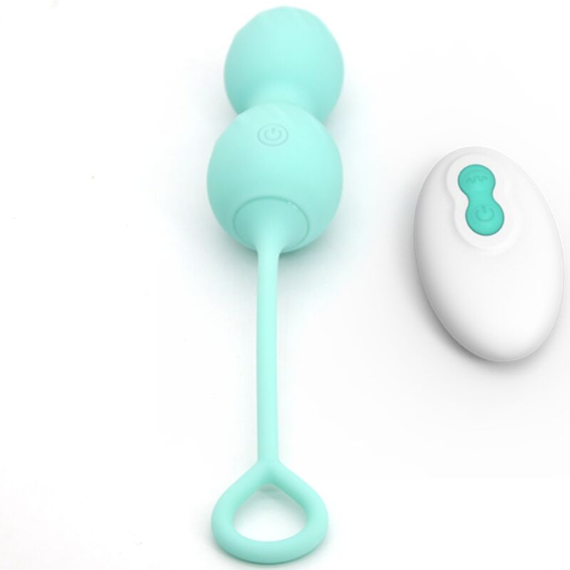 ARMONY - BLOSSOMS POIDS VAGINAUX VIBREUR TÉLÉCOMMANDE 10 VIBRATIONS VERT