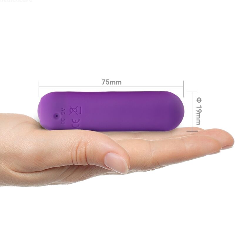 ARMONY - SPLASH HAHA BALLE VIBRANTE SILICONE 10 VIBRATIONS 75 X 19 CM VIOLET
