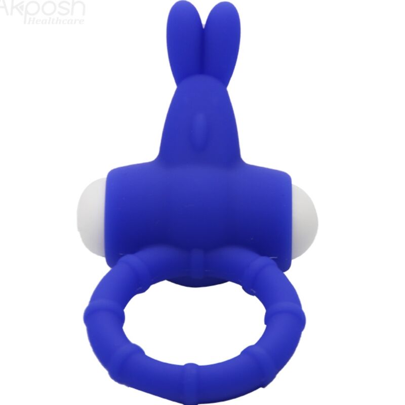 ARMONY - MS BUNNY ANNEAU VIBRANT SILICONE BLEU