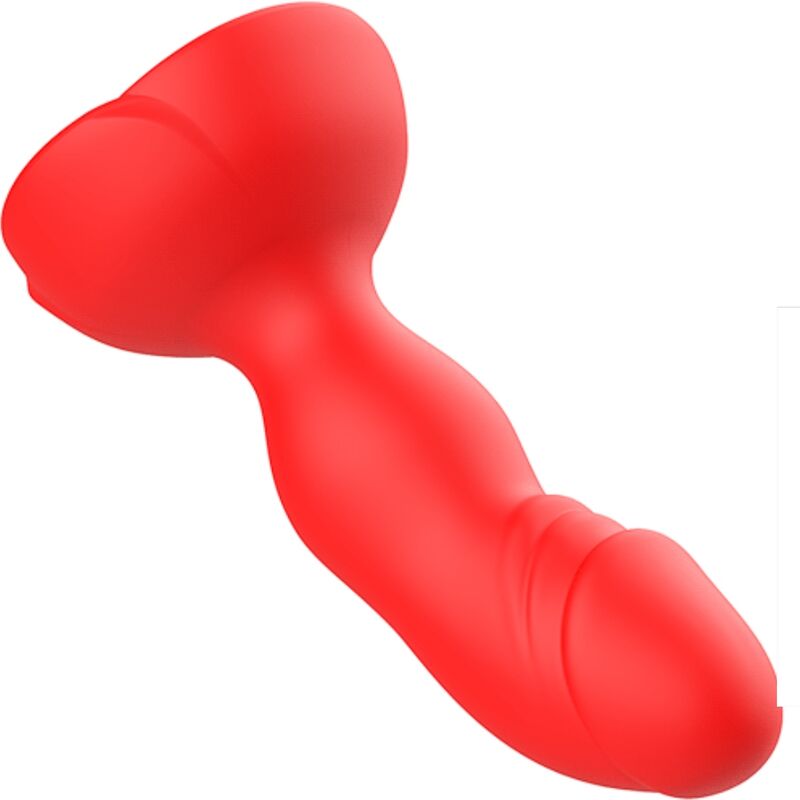ARMONY - EXTREME A BLOOM PINK VIBRATOR & REMOTE CONTROL ANAL PLUG RED