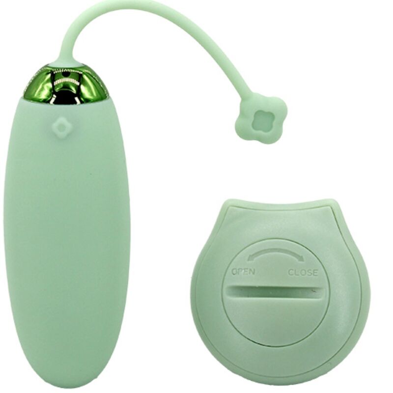 ARMONY - KITTY FUN ŒUF VIBRANT TÉLÉCOMMANDE 10 VIBRATIONS VERT