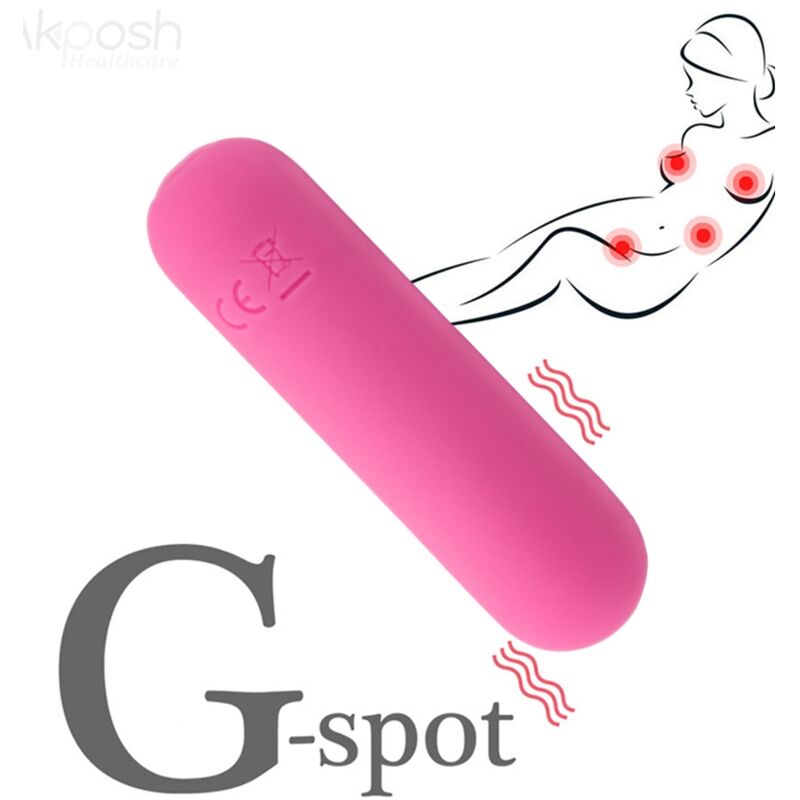 ARMONY - SPLASH HAHA BALLE VIBRANTE SILICONE 10 VIBRATIONS 75 X 19 CM ROSE