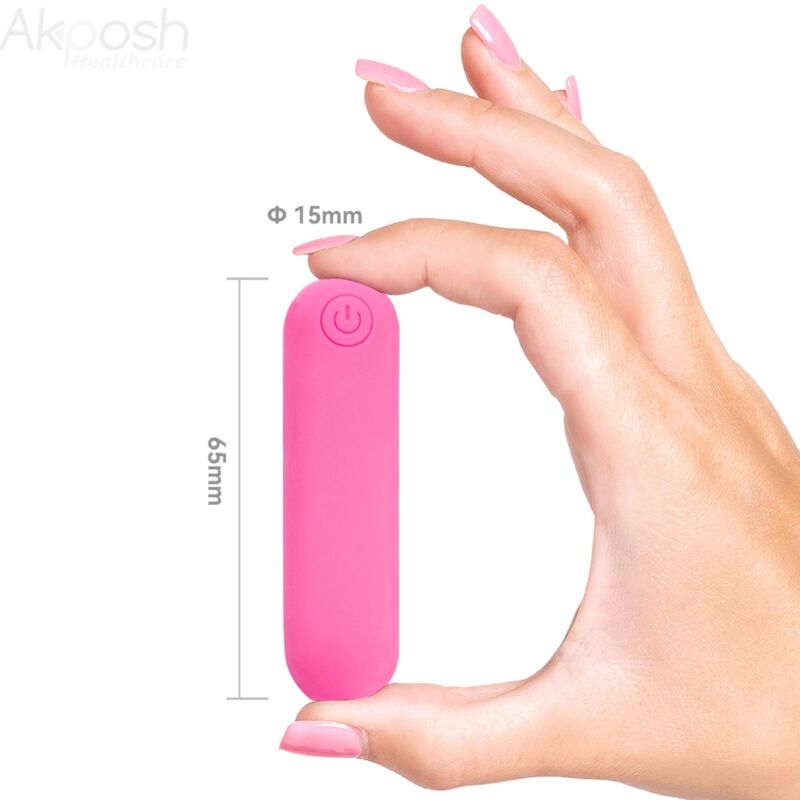 ARMONY - SPLASH JOLINE VIBREUR SILICONE TÉLÉCOMMANDE 10 VIBRATIONS 65 X 15 CM ROSE