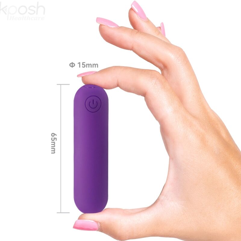 ARMONY - SPLASH JOLINE VIBREUR BALLE EN SILICONE TÉLÉCOMMANDE 10 VIBRATIONS 6,5 X 1,5 CM VIOLET