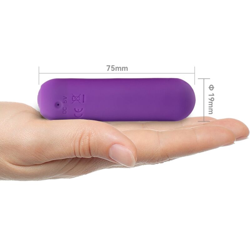 ARMONY - SPLASH JOIE SILICONE VIBRATING BULLET WITH REMOTE CONTROL, 10 VIBRATIONS, 75 X 19 CM, PURPLE