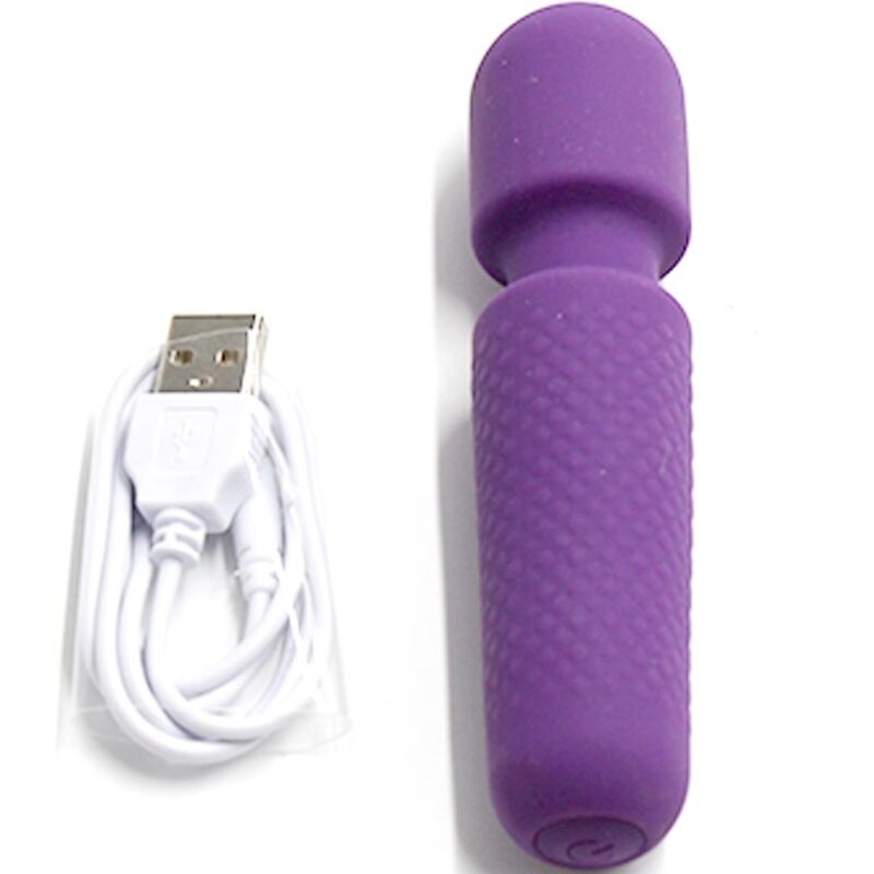 ARMONY - VOTRE MASSEUR ET VIBREUR MAGIQUE RECHARGEABLE 10 VIBRATIONS SILICONE VIOLET