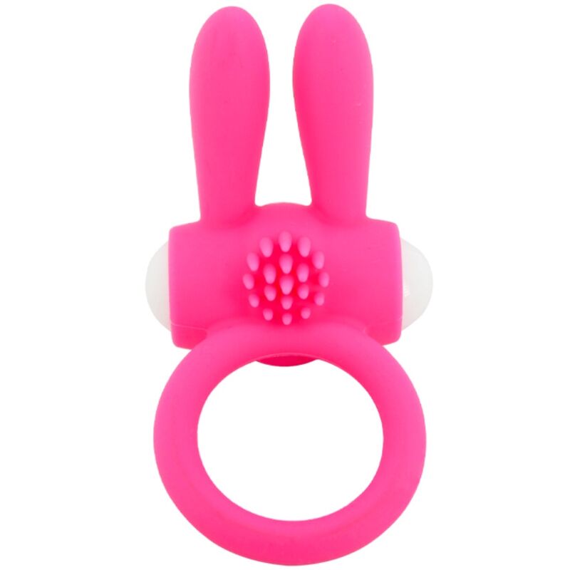 ARMONY - MR BUNNY ANNEAU VIBRANT EN SILICONE ROSE