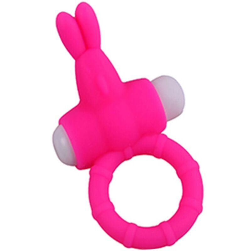 ARMONY - MS BUNNY ANNEAU VIBRANT SILICONE ROSE