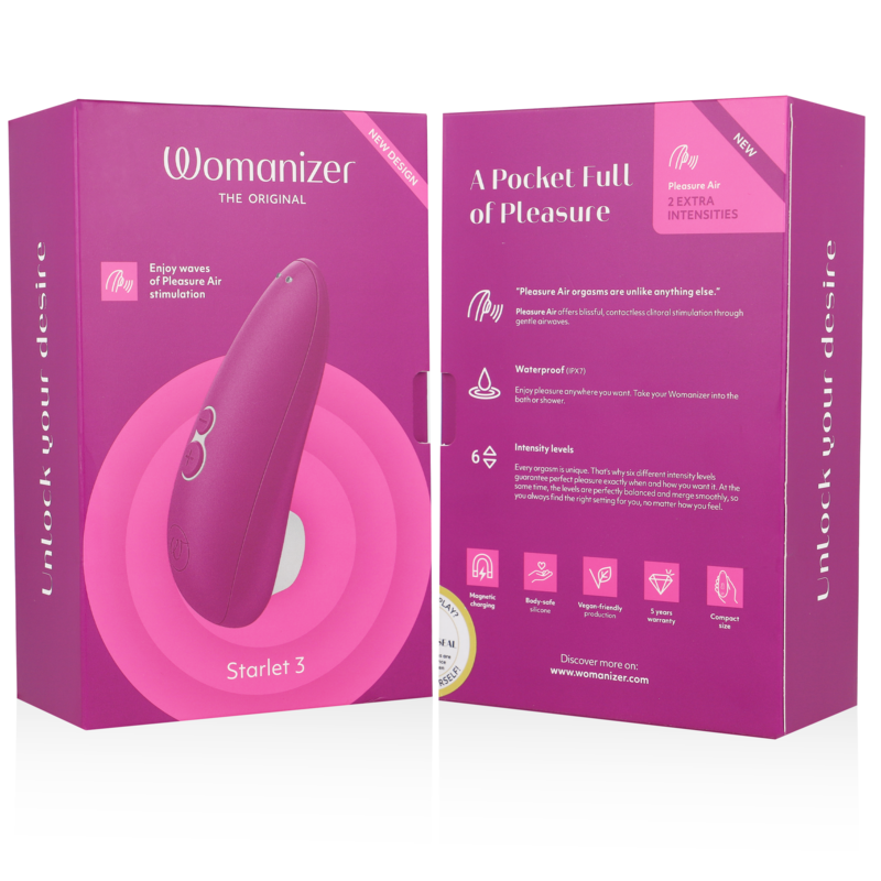 WOMANIZER - STARLET 3 STIMULATEUR CLITORIDIEN VIOLET