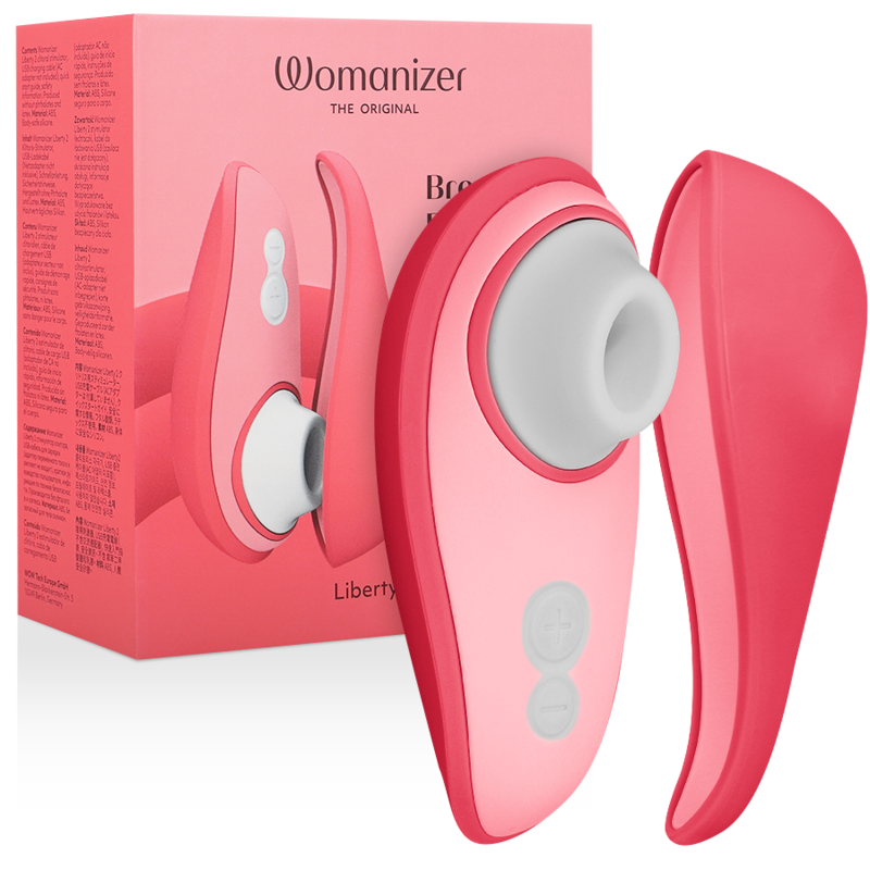 WOMANIZER - LIBERTY 2 STIMULATEUR & SUCEUR DE CLITORIS ROSE