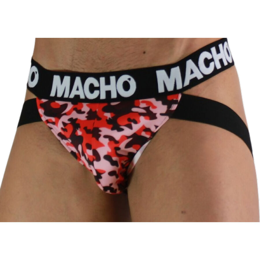 HOMME - JOCK MILITAIRE ROUGE MX28MR S
