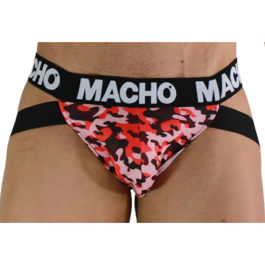 HOMME - JOCK MILITAIRE ROUGE MX28MR S
