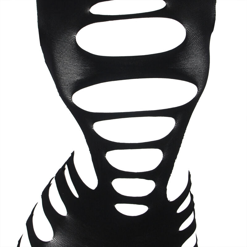SUBBLIME - 952266 ROBE EN MÉSULE ÉLASTIQUE MANCHES LONGUES NOIR TAILLE UNIQUE