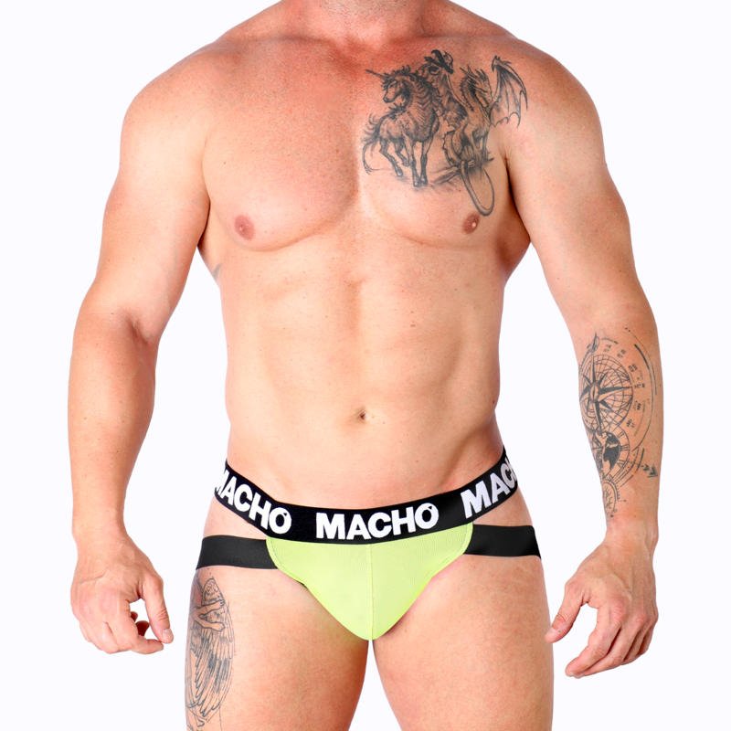 MACHO - MX28FA NEON YELLOW JOCK M