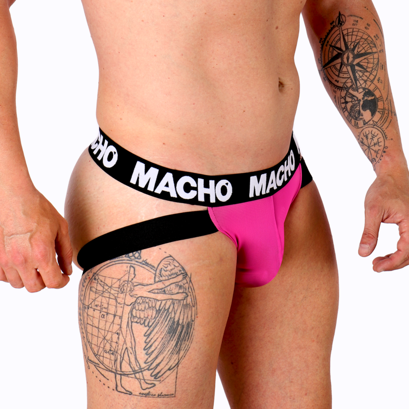 MALE - MX28FR JOCK PINK NEON L