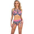 LIVCO CORSETTI FASHION - SOLEDAD LC 20217 SOUTIEN-GORGE + CULOTTE + PORTE-JARRETELLES L/XL