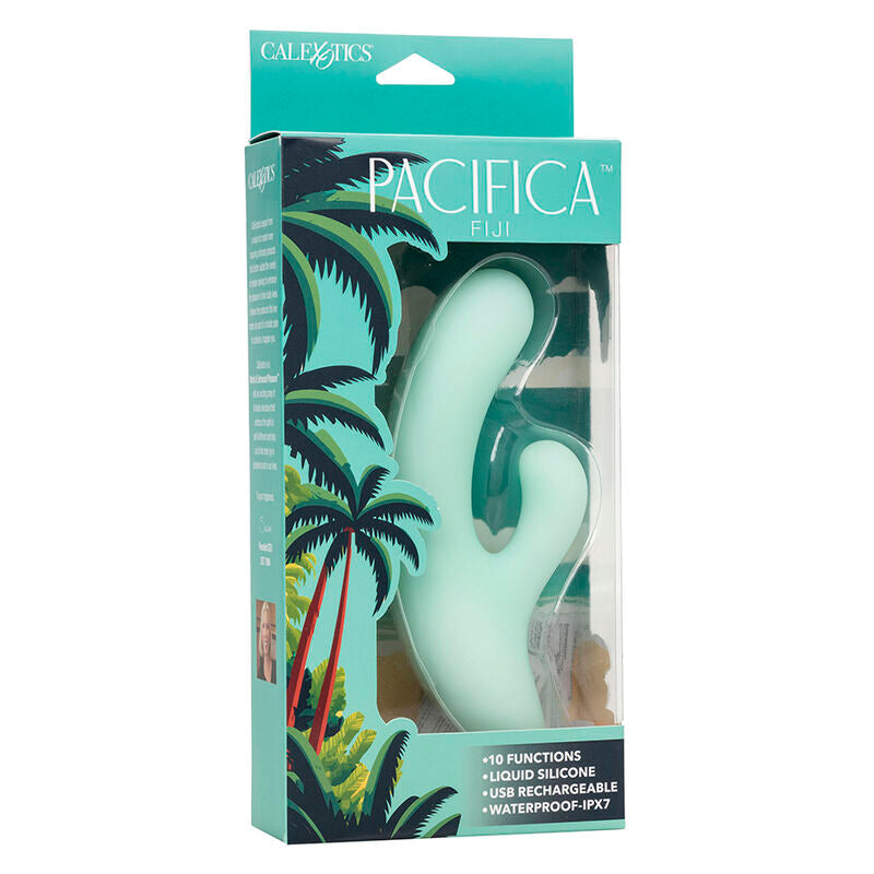 CALEXOTICS - PACIFICA FIJI VIBREUR ET STIMULATEUR POINT G 10 VIBRATIONS AQUA