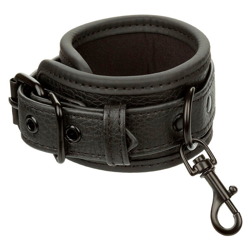 CALEXOTICS - MENOTTES EN CUIR AJUSTABLES NOIR NOCTURNE
