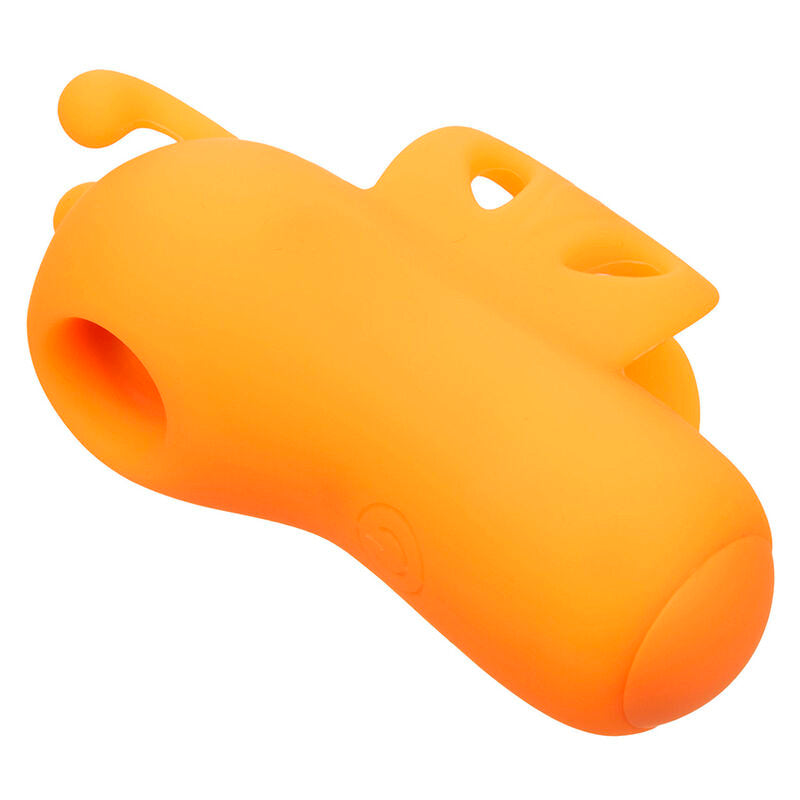 CALEXOTICS - NEON VIBES LE VIBREUR DE DOIGT BOURDONNANT 10 VIBRATIONS ORANGE
