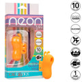 CALEXOTICS - NEON VIBES LE VIBREUR DE DOIGT BOURDONNANT 10 VIBRATIONS ORANGE