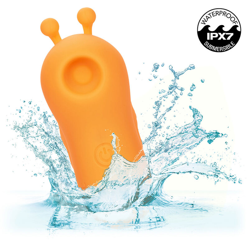 CALEXOTICS - NEON VIBES LE VIBREUR DE DOIGT BOURDONNANT 10 VIBRATIONS ORANGE