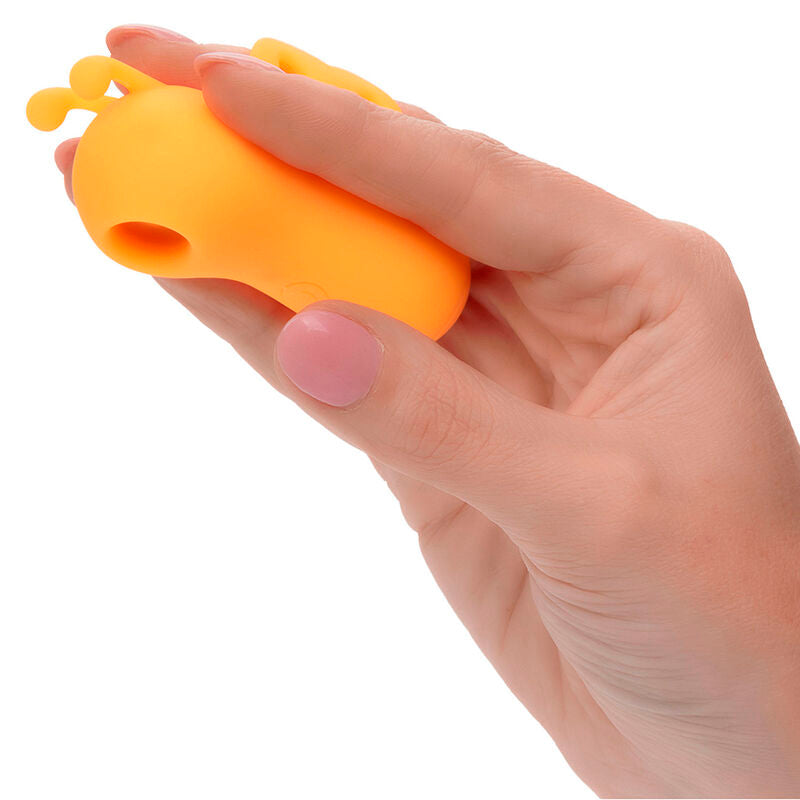 CALEXOTICS - NEON VIBES LE VIBREUR DE DOIGT BOURDONNANT 10 VIBRATIONS ORANGE