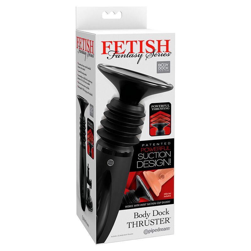 FETISH FANTASY SERIES - BODY DOCK THRUSTER WITH 7 PUSH MODES, BLACK