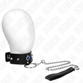 KINK - COLLIER AVEC SANGLE 65 CM AVEC DIAMANTS BLEUS RÉGLABLE 36-43 CM X 5 CM