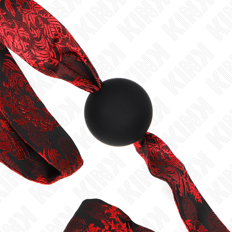 KINK - BÂILLON BOULE 4,5 CM EN SILICONE SCANDAL MODÈLE 2 146 x 4 CM
