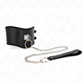 KINK - COLLIER AVEC SANGLE 65 CM LARGEUR NOIR RÉGLABLE 40-55 CM X 10 CM