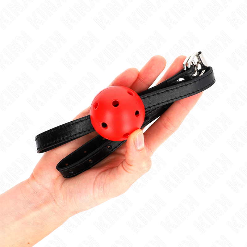 KINK - BAILLON SPHÉRIQUE RESPIRANT 4,5 CM SIMPLICITY ROUGE 62 x 1,5 CM
