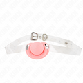 KINK - PACIFIER SHAPED GAG 5.5 x 4 CM PINK ADJUSTABLE 43-60 CM