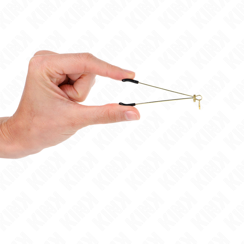 KINK - FINE GOLD NIPPLE CLAMPS 7 CM