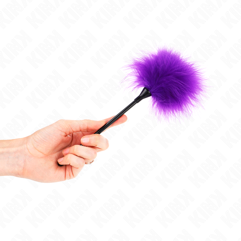 KINK - PLUMES À CHATOUILLES VIOLET UTILISÉ POUR LE KIT BONDAGE 27 CM