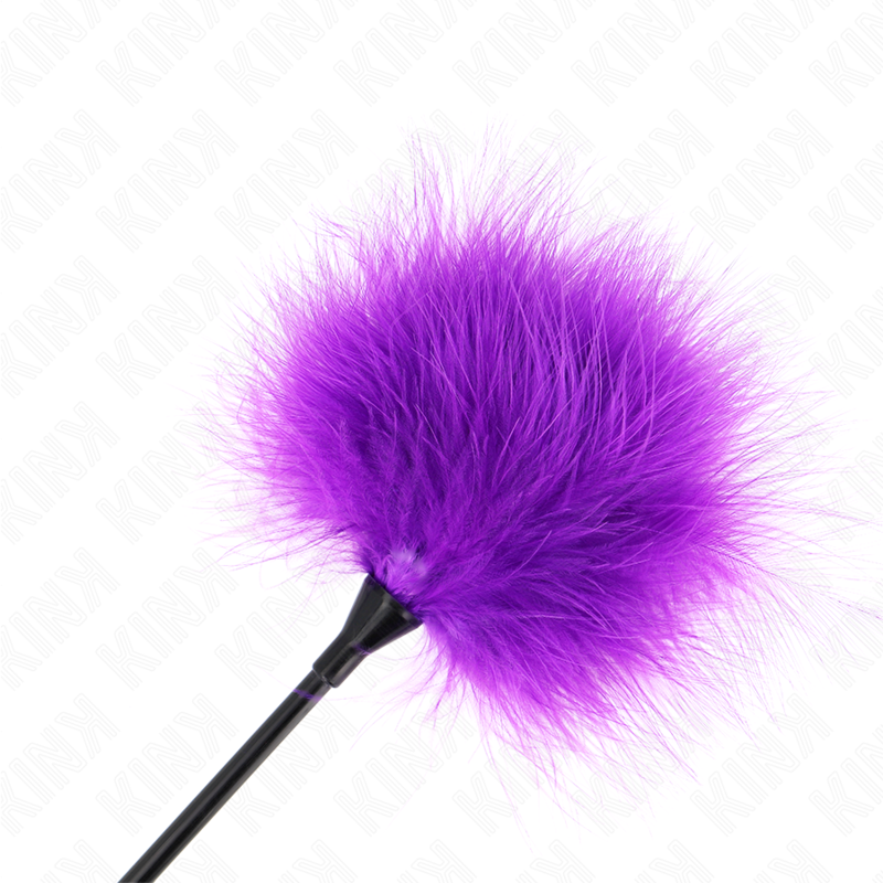KINK - PLUMES À CHATOUILLES VIOLET UTILISÉ POUR LE KIT BONDAGE 27 CM