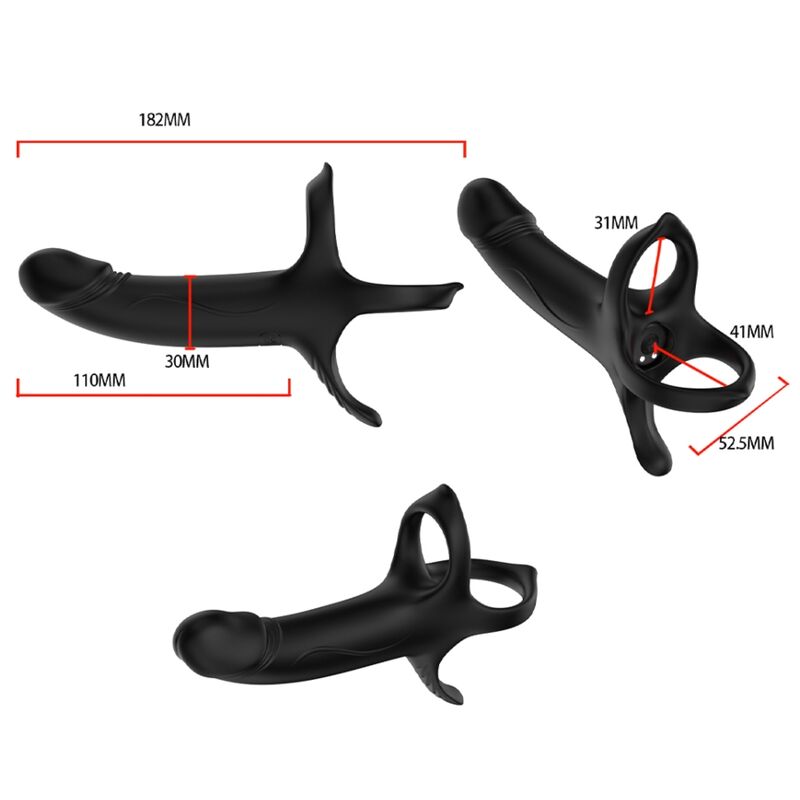HARMONY - DILDO WITH RING & VIBRATOR