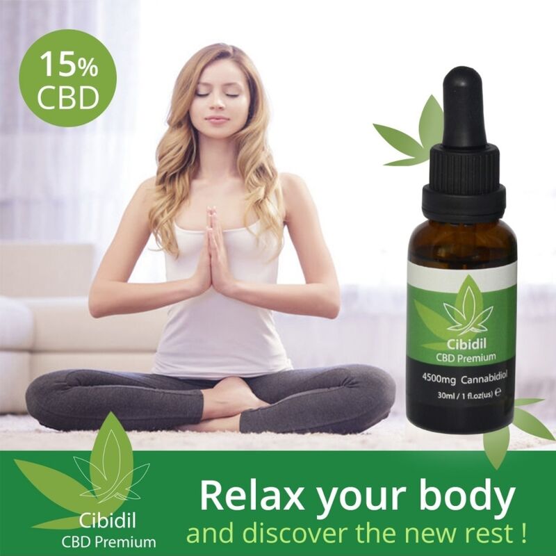 🌿 Cibidil 15 % – Huile de CBD naturelle
