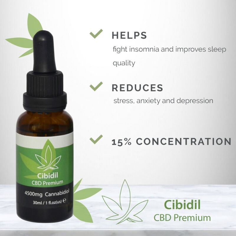 🌿 Cibidil 15 % – Huile de CBD naturelle