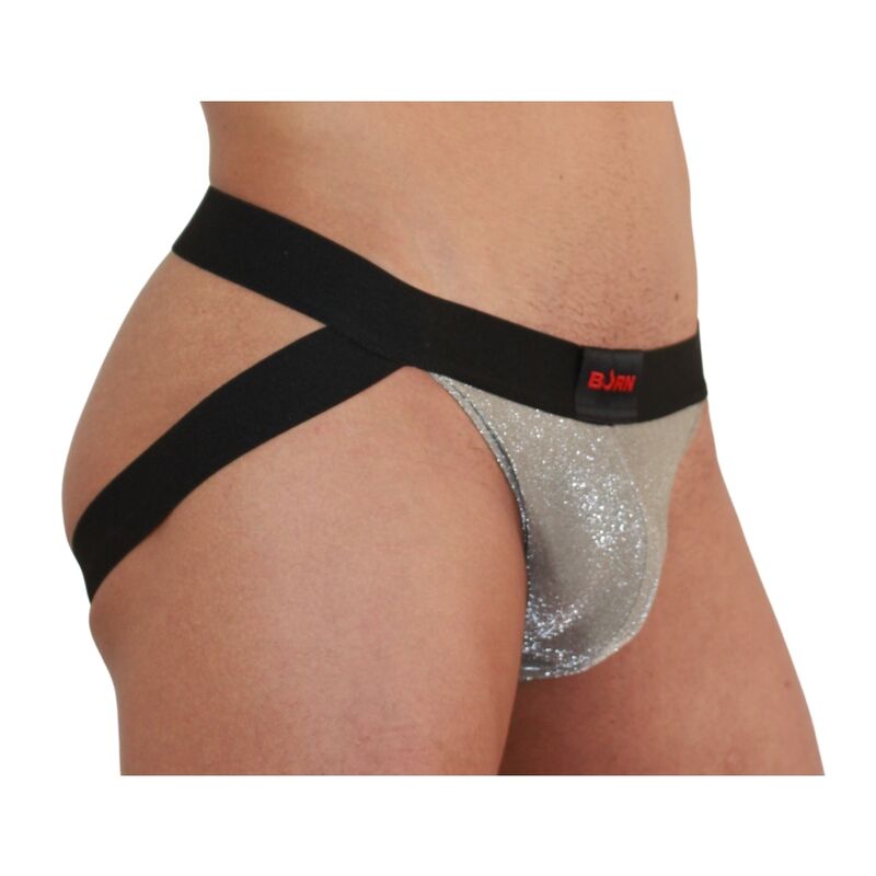 BURN - 001 JOCK BRILLANTE BEIGE / NOIR L