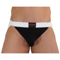 BURN - 004 SHINY BLACK/WHITE JOCK XL