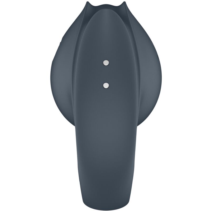 SATISFYER - PERFECT PAIR 2 VIBREUR 2 EN 1 ANNEAU PÉNIS & STIMULATEUR DE DOIGT GRIS