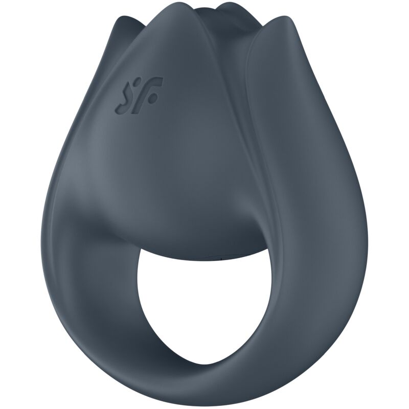 SATISFYER - PERFECT PAIR 2 VIBREUR 2 EN 1 ANNEAU PÉNIS & STIMULATEUR DE DOIGT GRIS