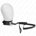 KINK - COLLAR WITH LEASH 116 CM WITH STUDS FAUX LEATHER LEASH 50 X 5 CM
