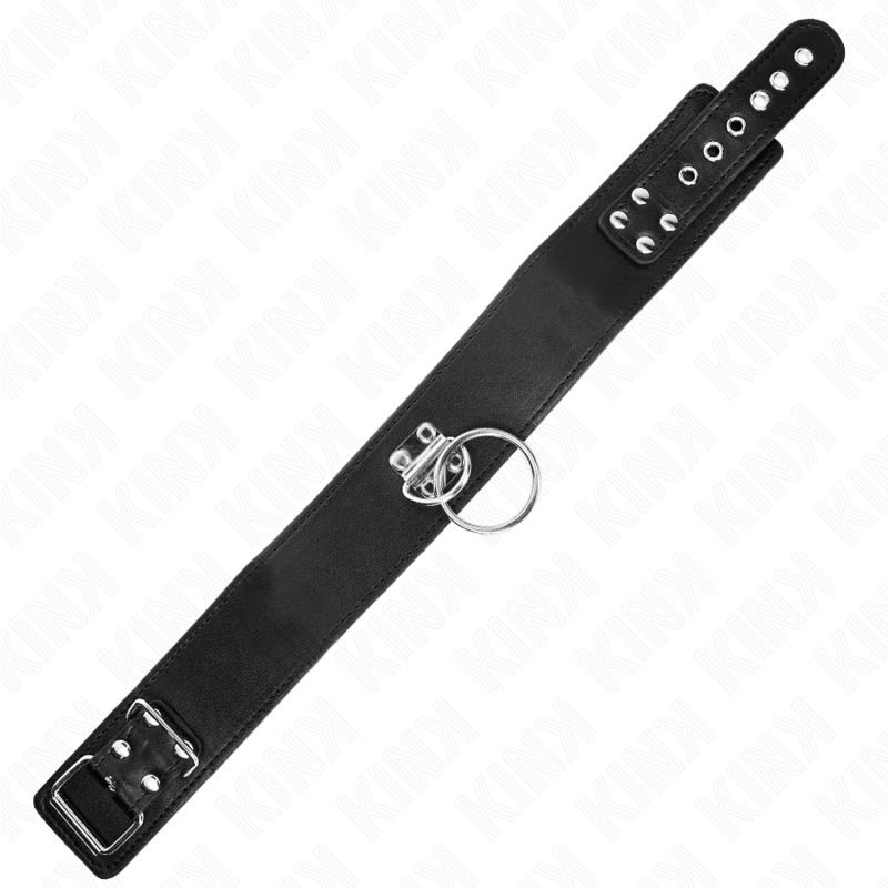 KINK - COLLAR WITH LEASH 116 CM WITH STUDS FAUX LEATHER LEASH 50 X 5 CM