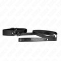 KINK - COLLAR WITH 116 CM THIN BLACK ADJUSTABLE 32-50 CM X 8 CM