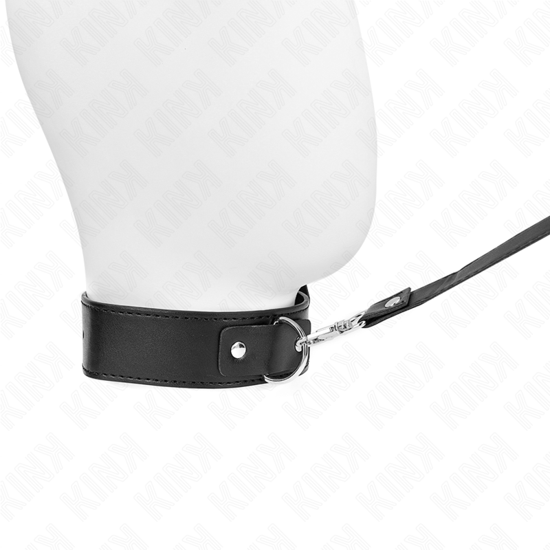 KINK - COLLAR WITH 116 CM THIN BLACK ADJUSTABLE 32-50 CM X 8 CM