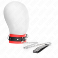 KINK - COLLIER AVEC SANGLE 65 CM ROUGE 54 X 4,5 CM