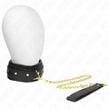 KINK - COLLAR WITH SPONGE STRAP IMITATION LEATHER MODEL 1 ADJUSTABLE 37-54 CM X 3 CM